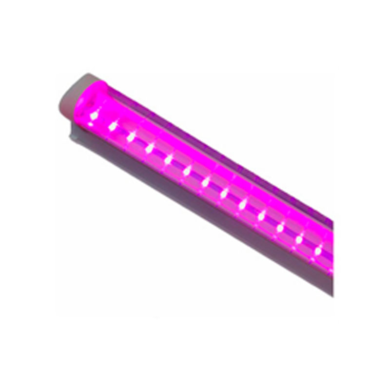 Tubo led base de plástico 18W 1.20 metro morado